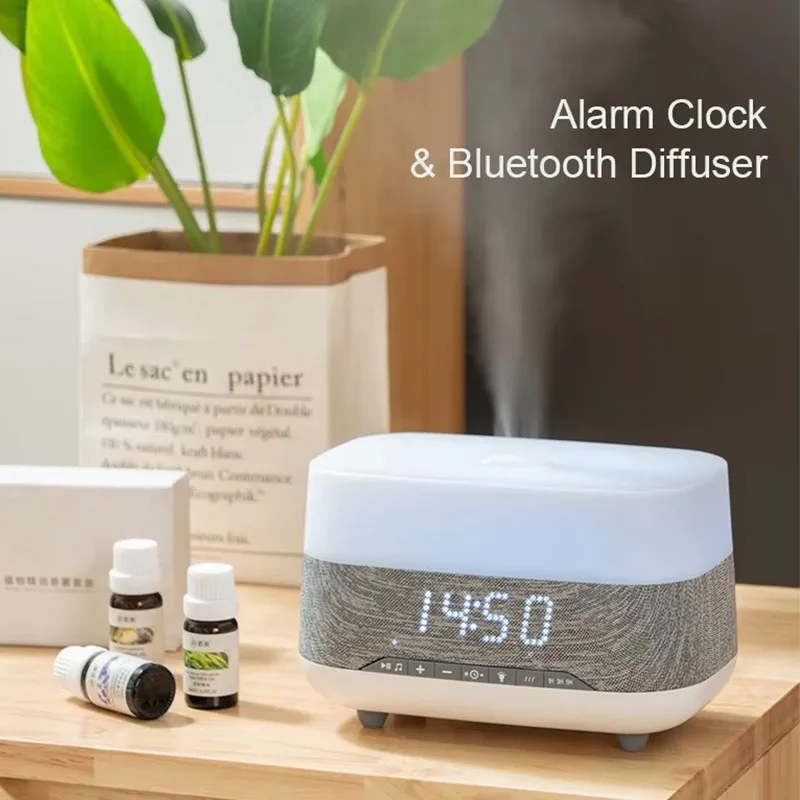 Многофункциональный настольный увлажнитель для ароматерапии, Bluetooth-динамик, будильник, универсальная машина с красочной атмосферной подсветкой
Многофункциональный настольный увлажнитель для ароматерапии, Bluetooth-динамик, будильник, универсальная машина с красочной атмосферной подсветкой