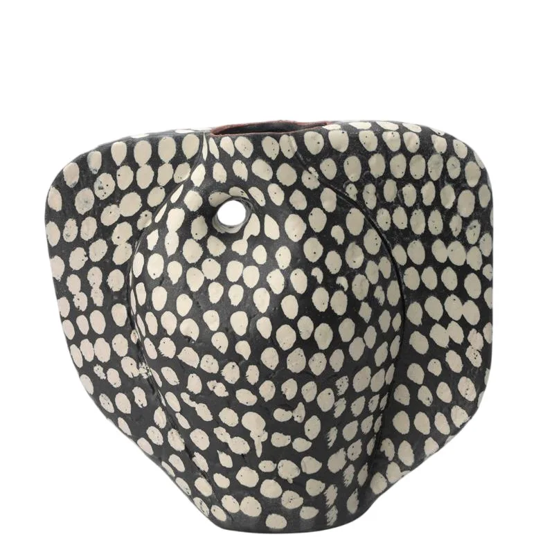 Polka dot French medieval ceramic vase
Polka dot French medieval ceramic vase