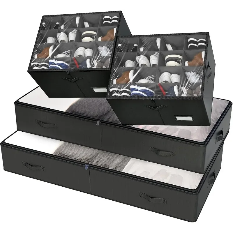 Shoe Boxes Organizer for Closet, 10.4 ft³ Large Capacity Closet Organizers and Storage, Stackable Shoe Box with Clear Lid,
Shoe Boxes Organizer for Closet, 10.4 ft³ Large Capacity Closet Organizers and Storage, Stackable Shoe Box with Clear Lid,
