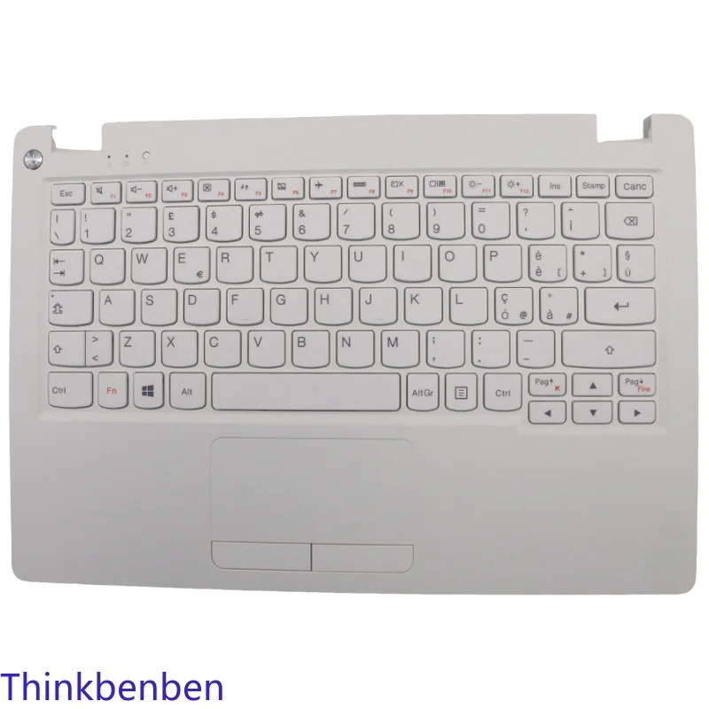 IT Italian White Keyboard Upper Case Palmrest Shell Cover For Lenovo Ideapad 100s 11 11IBY 5CB0K48366
IT Italian White Keyboard Upper Case Palmrest Shell Cover For Lenovo Ideapad 100s 11 11IBY 5CB0K48366
