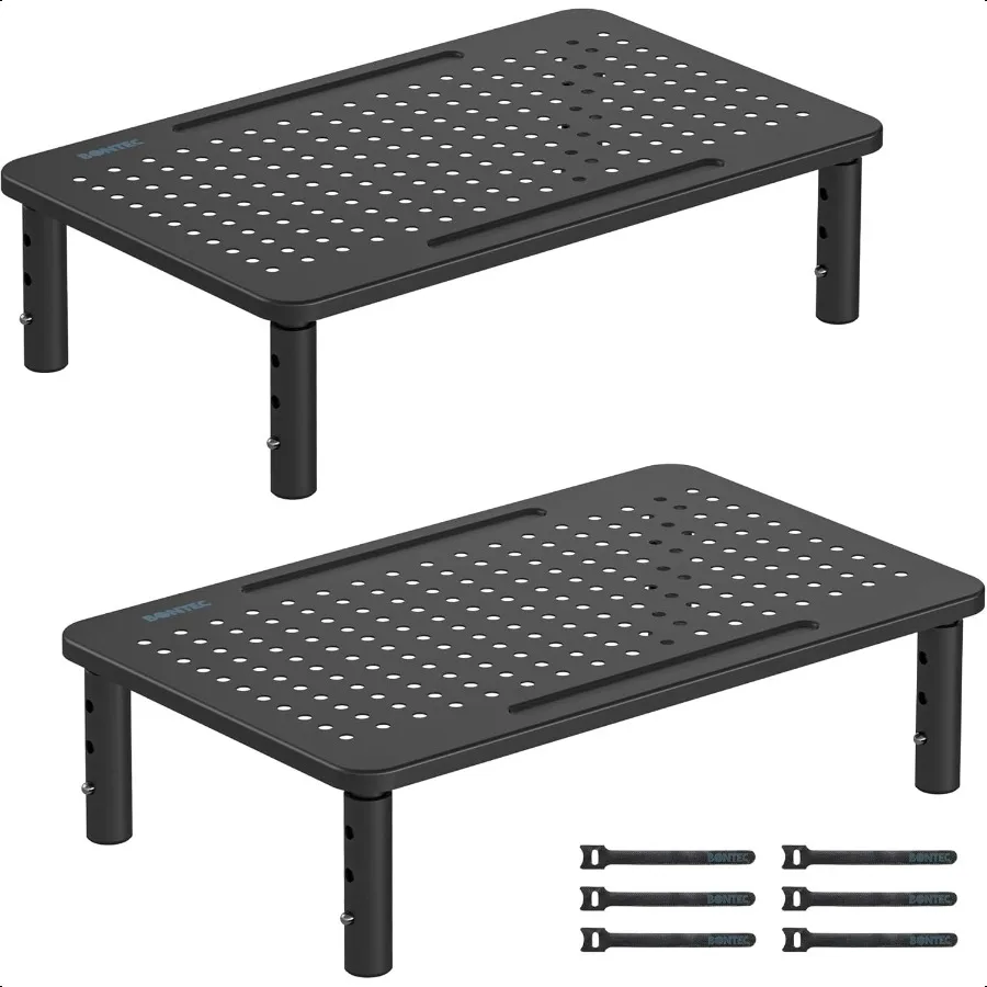 2 Pack 3 Height Adjustable Monitor Stand Riser with Pen Holder Ergonomic Metal Laptop Stand with Cable Management Desktop Stand
2 Pack 3 Height Adjustable Monitor Stand Riser with Pen Holder Ergonomic Metal Laptop Stand with Cable Management Desktop Stand