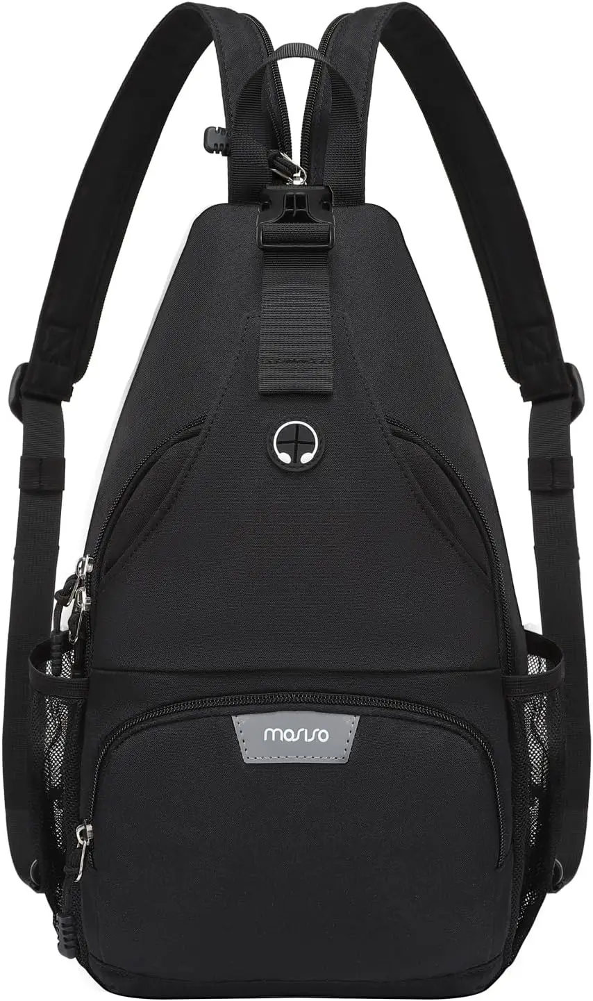 MOSISO Sling Backpack Travel Hiking Daypack, Crossbody Convertible Sling Bag with Front Pocket One Shoulder Chest Bag
MOSISO Sling Backpack Travel Hiking Daypack, Crossbody Convertible Sling Bag with Front Pocket One Shoulder Chest Bag