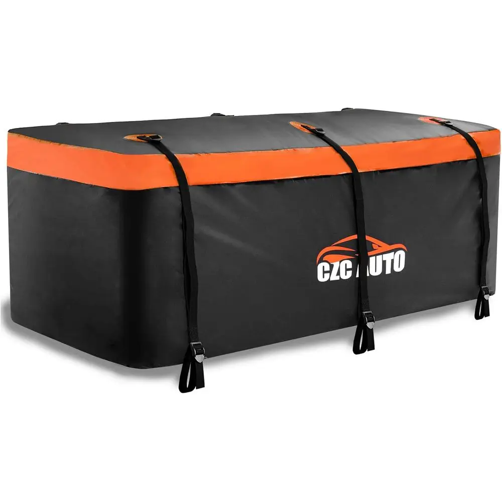20 Cubic Foot Waterproof Hitch Cargo Carrier Bag for Travel, Durable and Secure, Black-Orange
20 Cubic Foot Waterproof Hitch Cargo Carrier Bag for Travel, Durable and Secure, Black-Orange