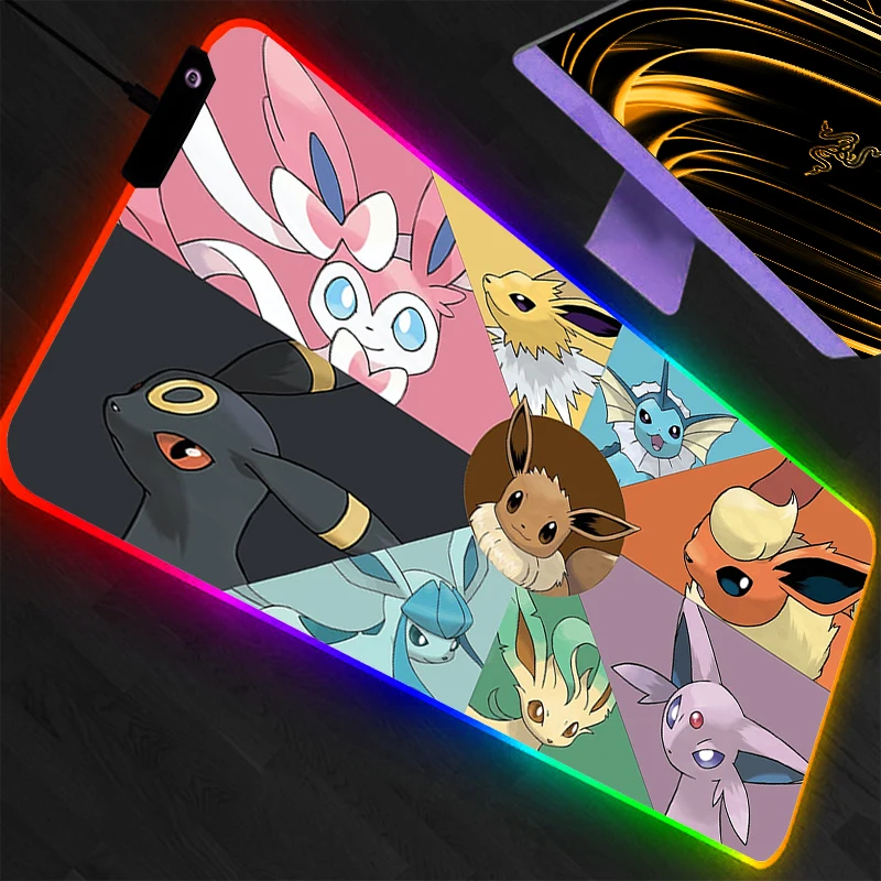 Коврик для мыши с подсветкой Pokemon Pikachu, коврик для геймерского стола, коврик для компьютера, аниме, RGB, коврик для мыши, клавиатура, игровые аксессуары, коврик для мыши
Коврик для мыши с подсветкой Pokemon Pikachu, коврик для геймерского стола, коврик для компьютера, аниме, RGB, коврик для мыши, клавиатура, игровые аксессуары, коврик для мыши