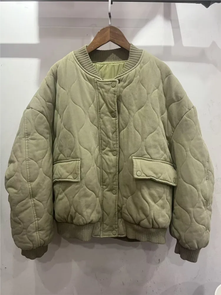 Fashion Thick Warm Jacket Coat Women 2025 Autumn Winter Vintage Casual Oversized Pocket Single-breasted Long Sleeve Outerwear
Fashion Thick Warm Jacket Coat Women 2025 Autumn Winter Vintage Casual Oversized Pocket Single-breasted Long Sleeve Outerwear