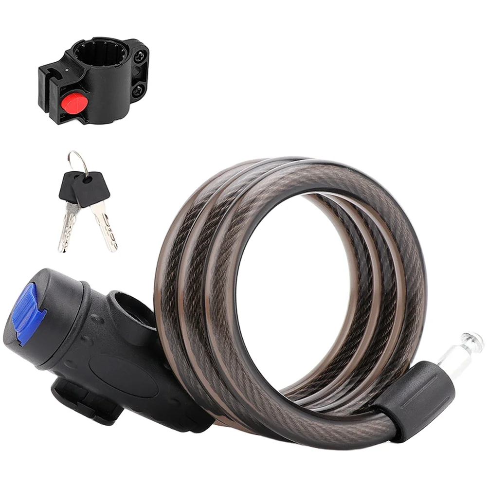 Cable Lock With Bracket Bicycle Security Lock Composite Steel Wire Copper Core Mechanism Cutting Resistant Bicycle Lock
Cable Lock With Bracket Bicycle Security Lock Composite Steel Wire Copper Core Mechanism Cutting Resistant Bicycle Lock