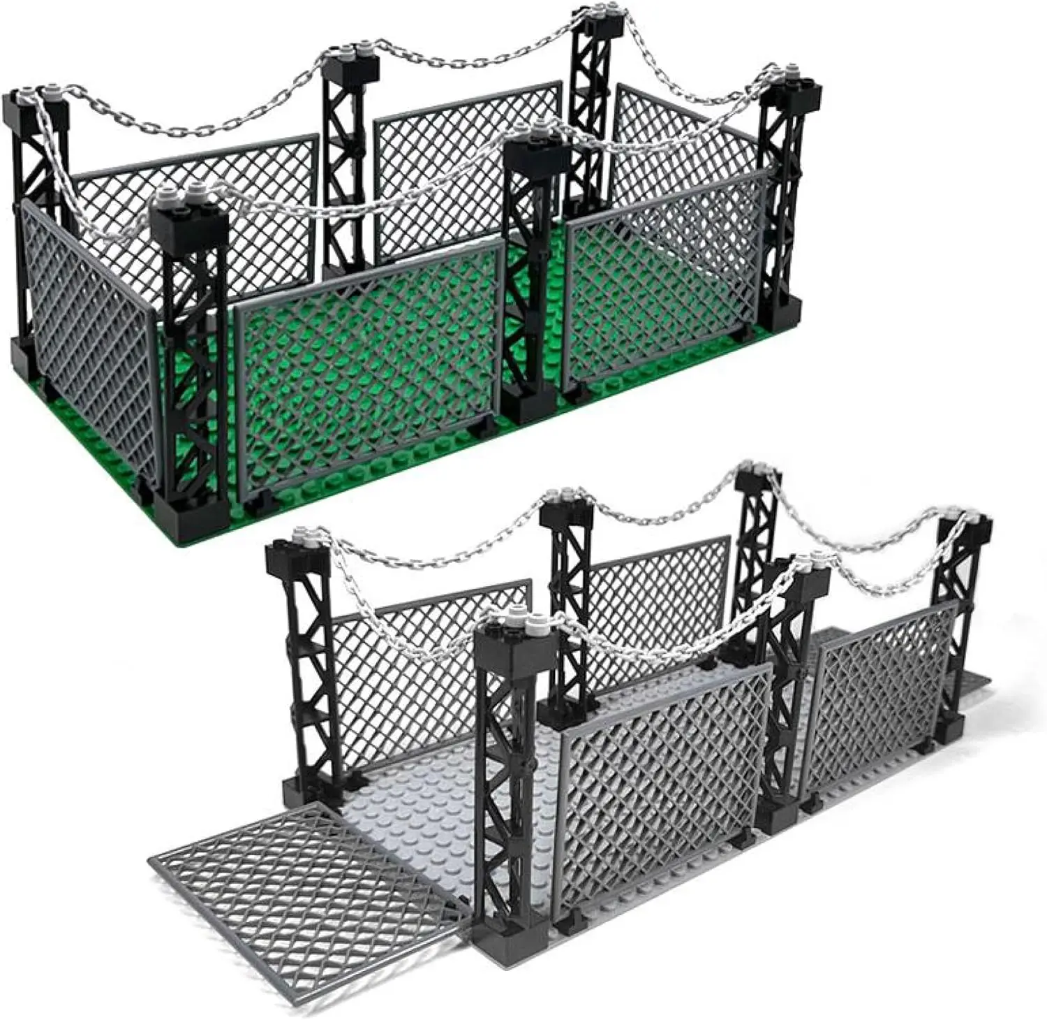 Safety Guardrail,Closed Cage Building Blocks Set,Compatible with Halloween Jail,WW2 Military and More Scene,Playset for Boys and
Safety Guardrail,Closed Cage Building Blocks Set,Compatible with Halloween Jail,WW2 Military and More Scene,Playset for Boys and