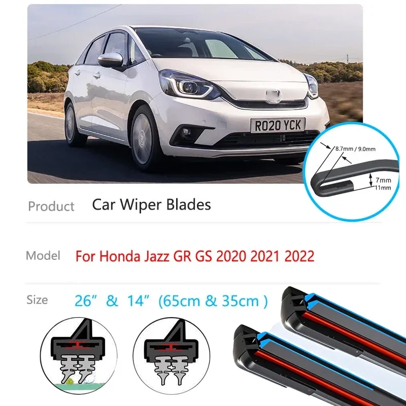 For Honda Jazz Fit GR GS MK4 2020 2021 2022 Front Wiper Blade Window Windshield Windscreen Auto Replacement Parts U J Hook
For Honda Jazz Fit GR GS MK4 2020 2021 2022 Front Wiper Blade Window Windshield Windscreen Auto Replacement Parts U J Hook