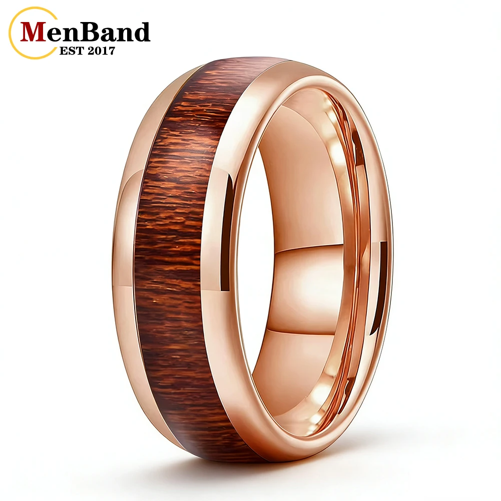 MenBand Jewelry Fashion 4/6/8MM Tungsten Carbide Wedding Band Rings Red Wood Inlay Dome polishing Comfort Fit
MenBand Jewelry Fashion 4/6/8MM Tungsten Carbide Wedding Band Rings Red Wood Inlay Dome polishing Comfort Fit