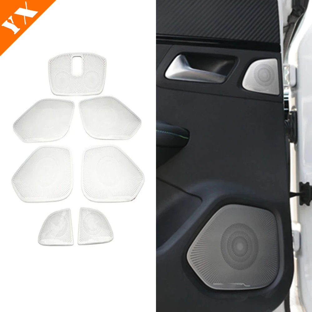 Car Full Set Interior Speaker Horn Anti Kick/Dust Protection Trim Stainless Black Garnish For Peugeot 2008 Accessories 2019-2023
Car Full Set Interior Speaker Horn Anti Kick/Dust Protection Trim Stainless Black Garnish For Peugeot 2008 Accessories 2019-2023