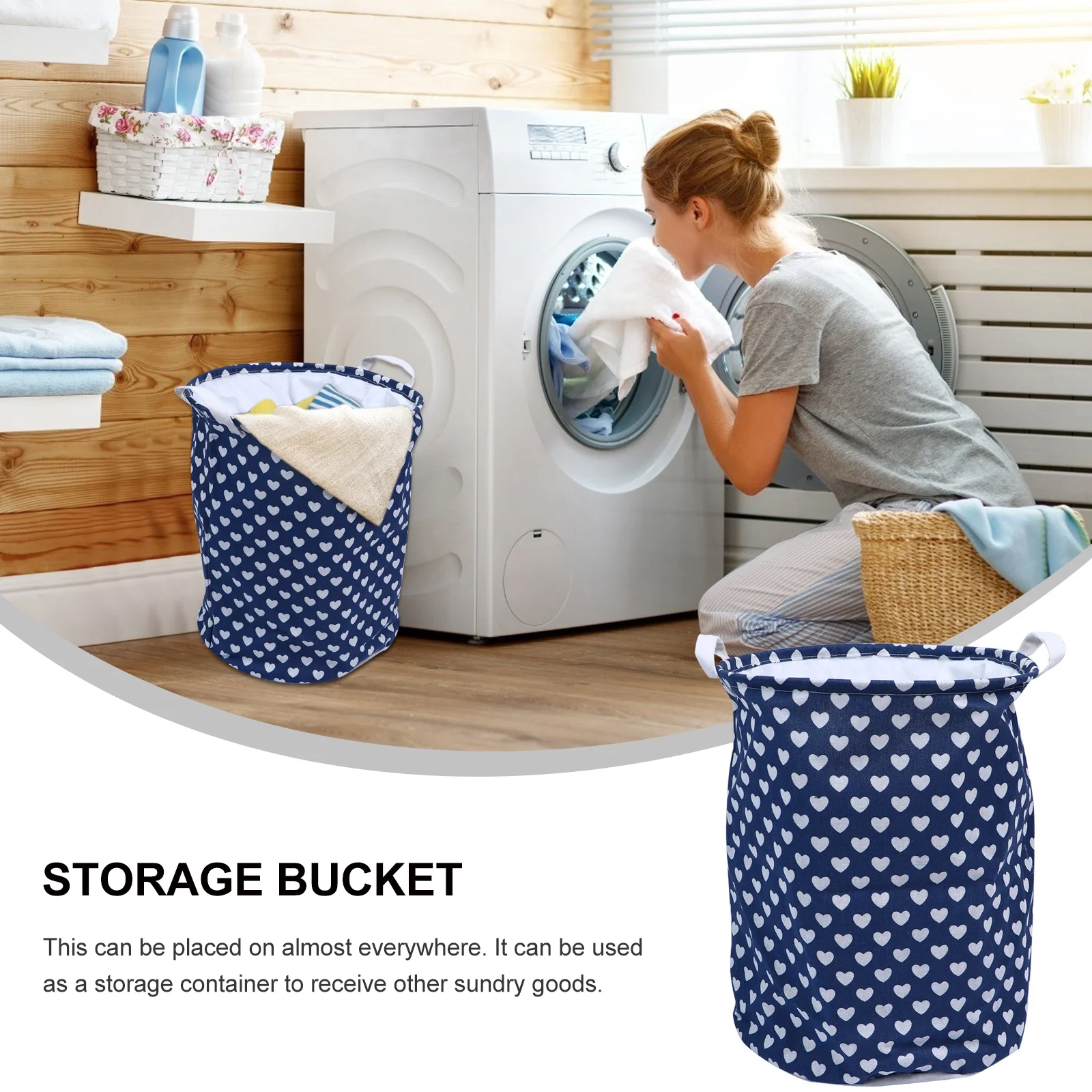 1Pcs Foldable Clothing Storage Bucket Premium Drawstring Design Large Capacity Home Organizer for Bedroom Dorm Multifunctional
1Pcs Foldable Clothing Storage Bucket Premium Drawstring Design Large Capacity Home Organizer for Bedroom Dorm Multifunctional