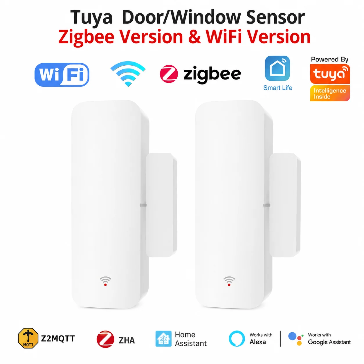Tuya WiFi Zigbee3.0 Door Window Sensor Smart Sensor For Smart Home APP Remote Control Works With ZHA Zigbee 2MQTT Home Assistant
Tuya WiFi Zigbee3.0 Door Window Sensor Smart Sensor For Smart Home APP Remote Control Works With ZHA Zigbee 2MQTT Home Assistant