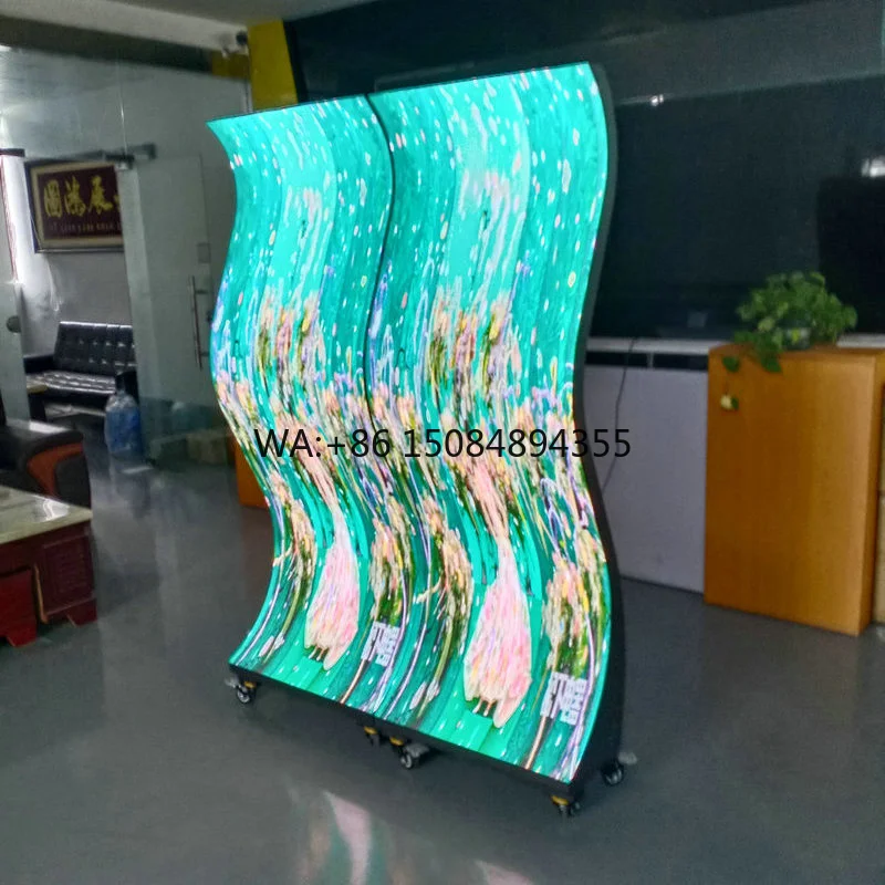 Various Shapes Creative Front Magnetic Maintenance Flexible HD Soft Led Module P2 P2.5 P3 Curved Indoor Advertising Display
Various Shapes Creative Front Magnetic Maintenance Flexible HD Soft Led Module P2 P2.5 P3 Curved Indoor Advertising Display
