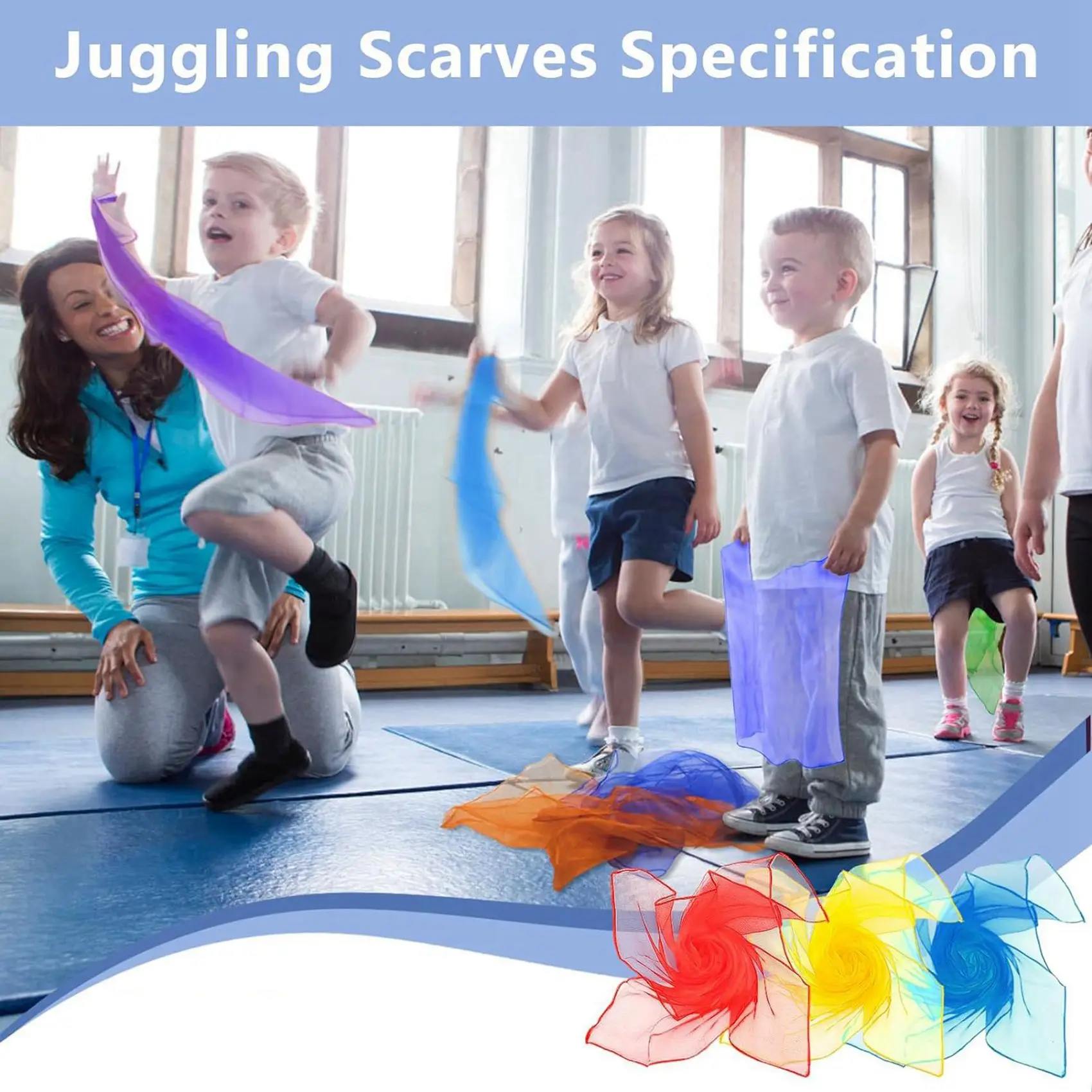 72 шт. шарфы для жонглирования для детей, танцевальные шарфы для музыкального класса, ритм-шарфы, шелковые шарфы для детей, движение
72 шт. шарфы для жонглирования для детей, танцевальные шарфы для музыкального класса, ритм-шарфы, шелковые шарфы для детей, движение