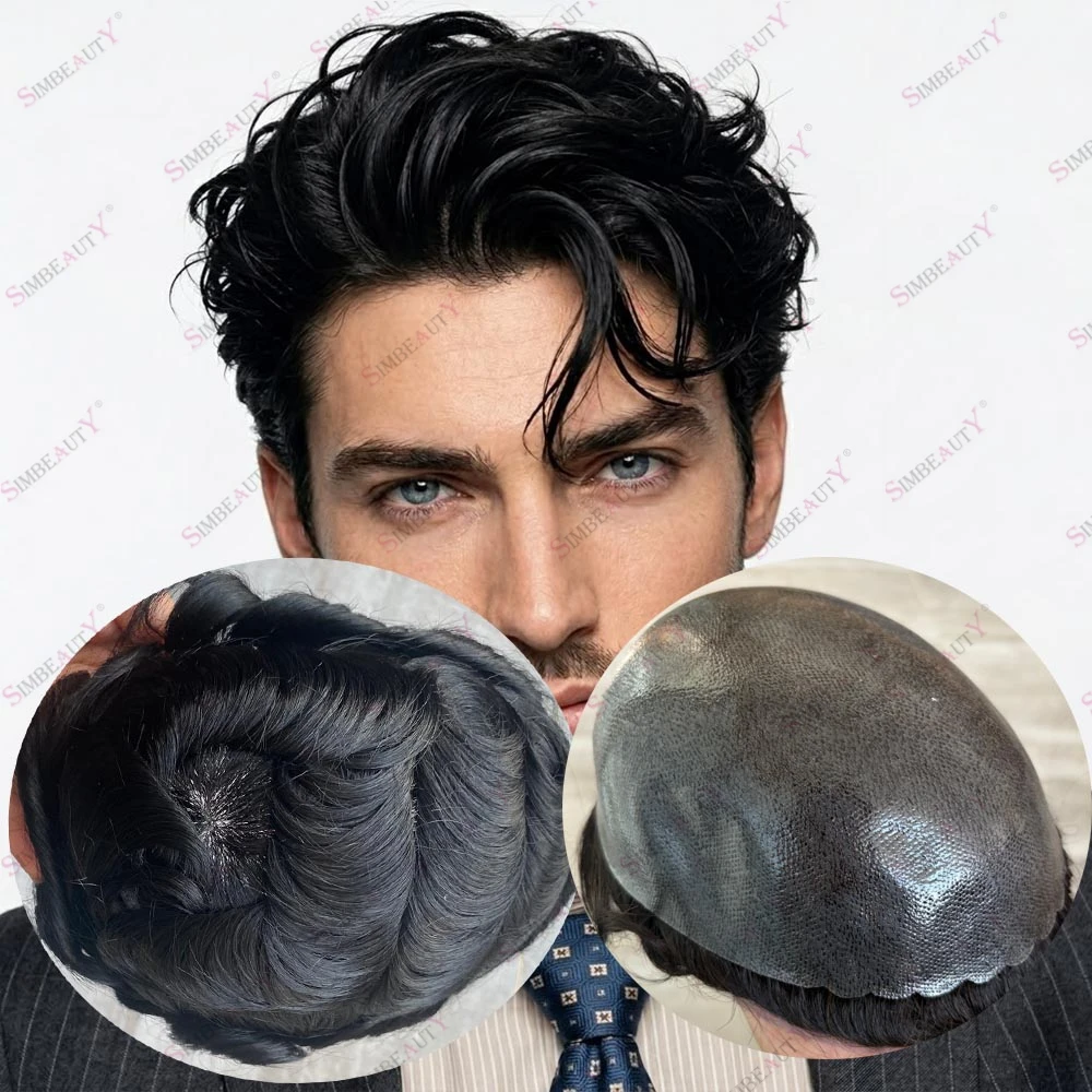 Human Hair Natural Hairline Black Man Hair Toupee 30mm Undetectable Long Last Strong Skin Base Toupee 1B65 Grey Old Man Hair Wig
Human Hair Natural Hairline Black Man Hair Toupee 30mm Undetectable Long Last Strong Skin Base Toupee 1B65 Grey Old Man Hair Wig