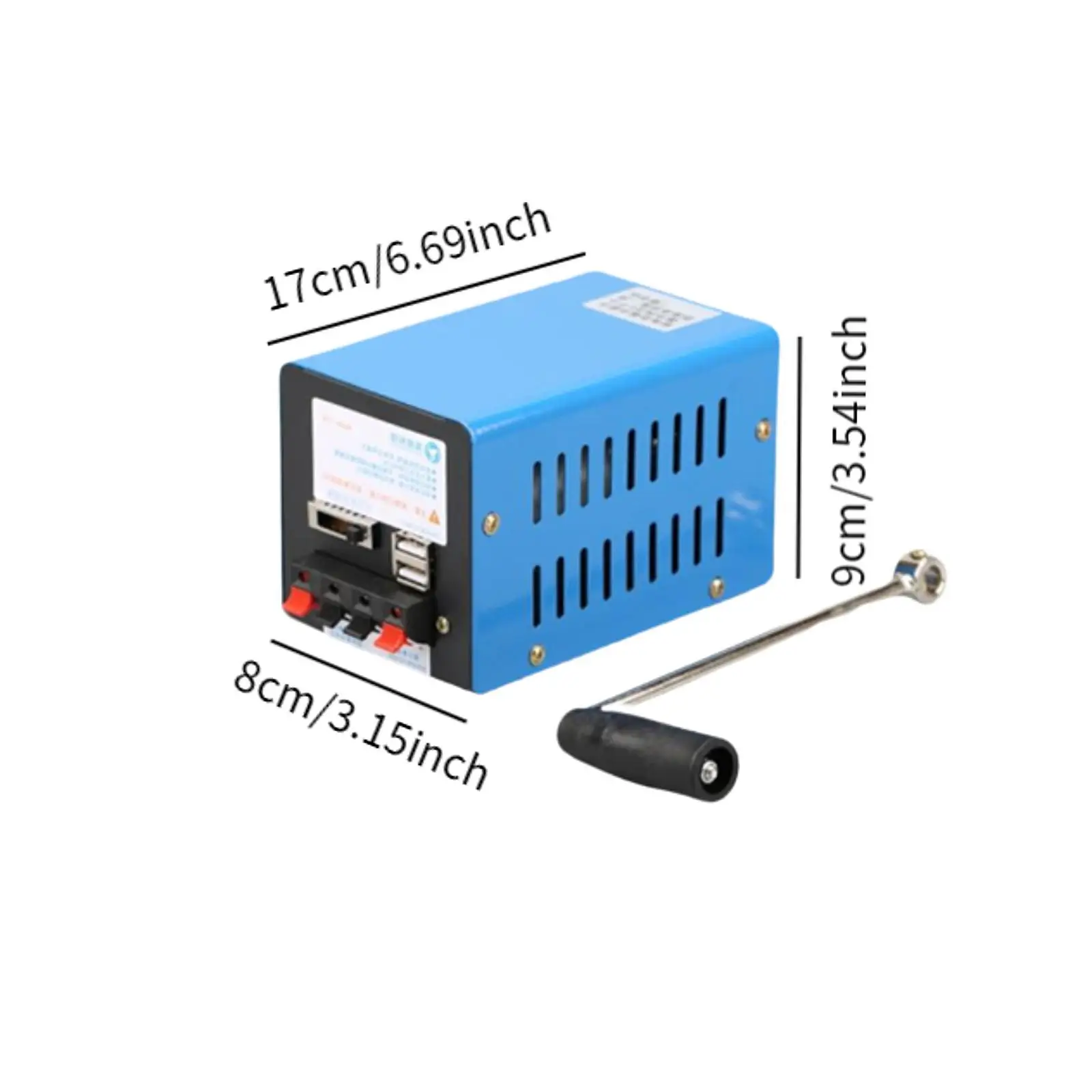 Household Hand Crank Generator Dynamo USB Charger for Travel
Household Hand Crank Generator Dynamo USB Charger for Travel