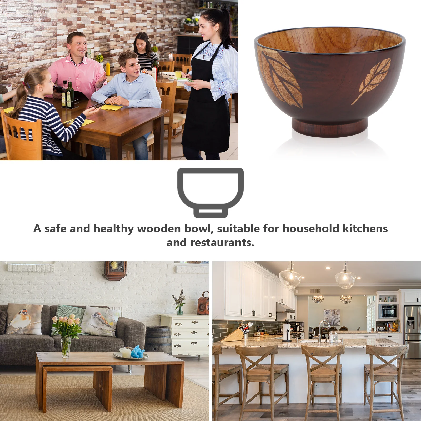 1pc Solid Wood Bowl 10.5Cm Coffee Leaf Design Kitchen Wooden Eating Bowl For Salad Rice Fruits Snacks Household Dishware
1pc Solid Wood Bowl 10.5Cm Coffee Leaf Design Kitchen Wooden Eating Bowl For Salad Rice Fruits Snacks Household Dishware