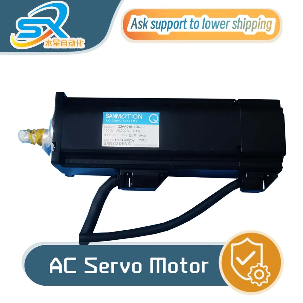 100% TEST OK AC Sanyo Servo Motor 100w Works Well Q2AA04010DCS0E
100% TEST OK AC Sanyo Servo Motor 100w Works Well Q2AA04010DCS0E