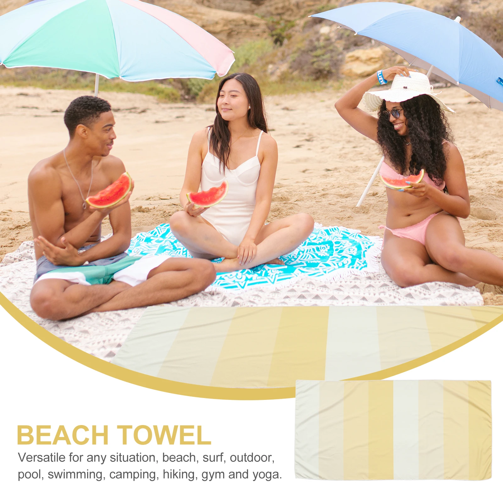 Super Soft Microfiber Beach Quick Drying Portable Bath Towel For Swimming Pool Camping Gym Use Bright Lightweight Travel Towel
Super Soft Microfiber Beach Quick Drying Portable Bath Towel For Swimming Pool Camping Gym Use Bright Lightweight Travel Towel