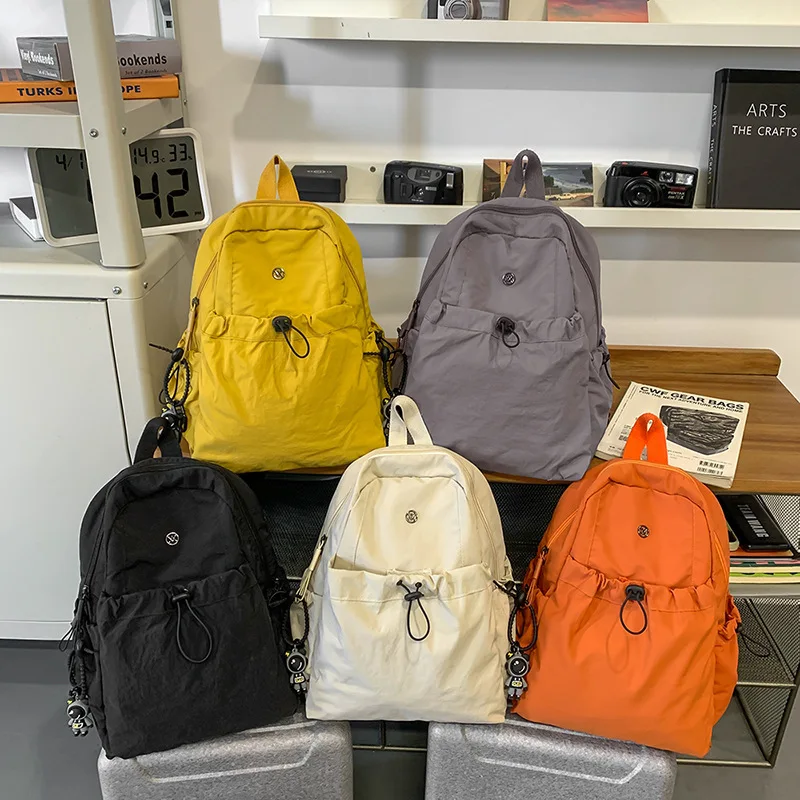 2025 Lightweight Design Women's Nylon Backpacks Summer Y2K Korean Fashion Backpack Lady Travel Retro Fabric Back Packs
2025 Lightweight Design Women's Nylon Backpacks Summer Y2K Korean Fashion Backpack Lady Travel Retro Fabric Back Packs
