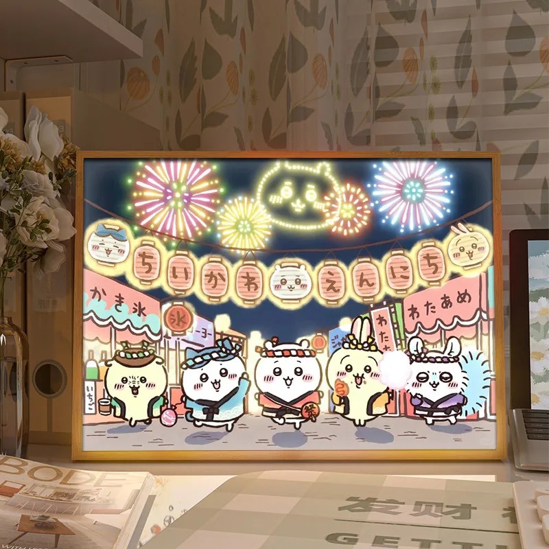 Jiyikawa series Usaqi anime peripheral lighting painting creative small night light desktop decoration picture frame painting
Jiyikawa series Usaqi anime peripheral lighting painting creative small night light desktop decoration picture frame painting