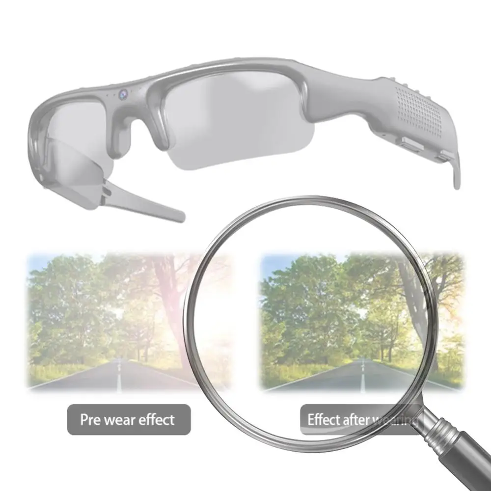 Умные спортивные очки с камерой и записью звука, HD 1080P, Wi-Fi
Умные спортивные очки с камерой и записью звука, HD 1080P, Wi-Fi