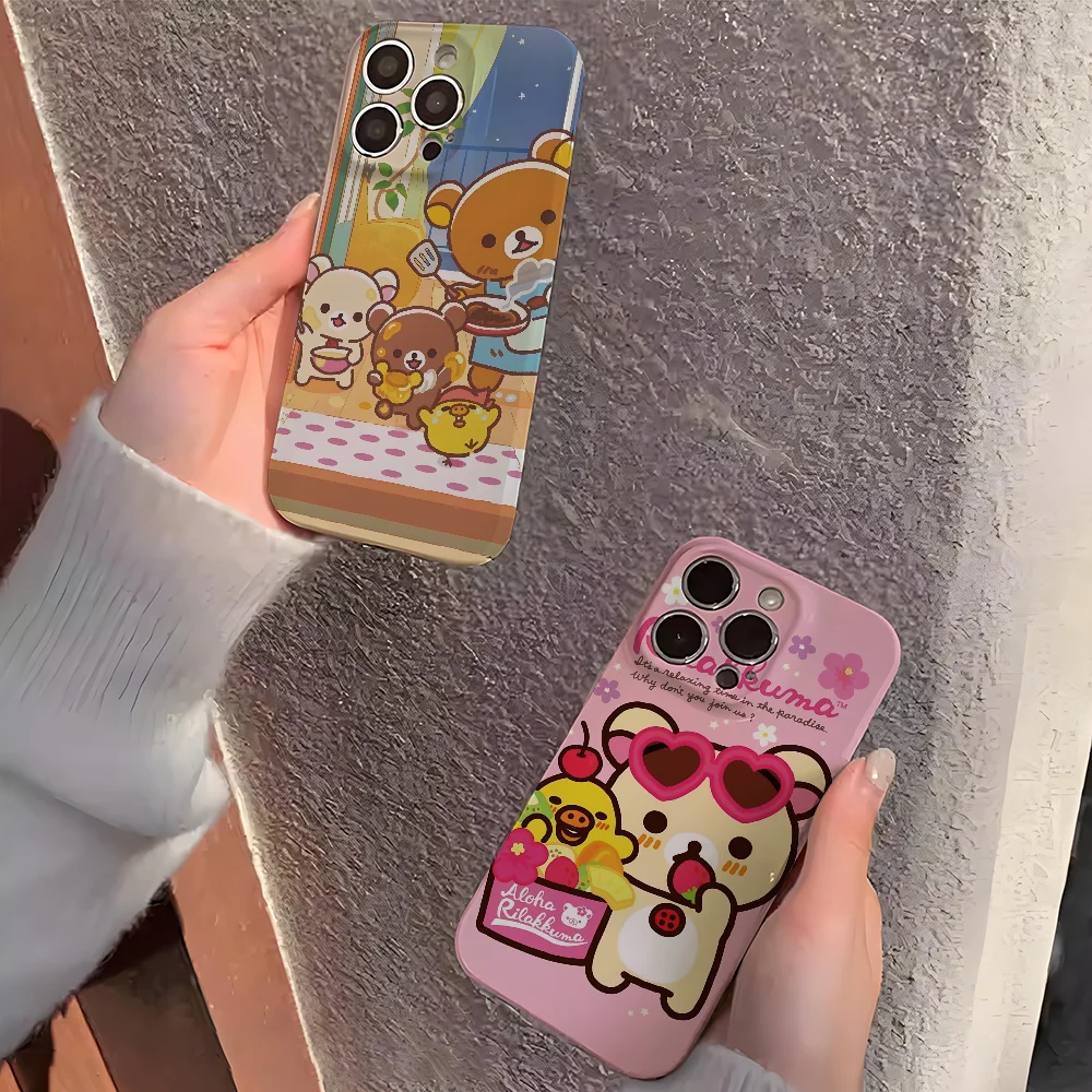 Anime Cute Cartoon R-Rilak-kumaS Phone Case FUNDA For IPhone 17 16 15 14 13 12 11 Plus Pro Max Mini Precise Hole Matching Film
Anime Cute Cartoon R-Rilak-kumaS Phone Case FUNDA For IPhone 17 16 15 14 13 12 11 Plus Pro Max Mini Precise Hole Matching Film