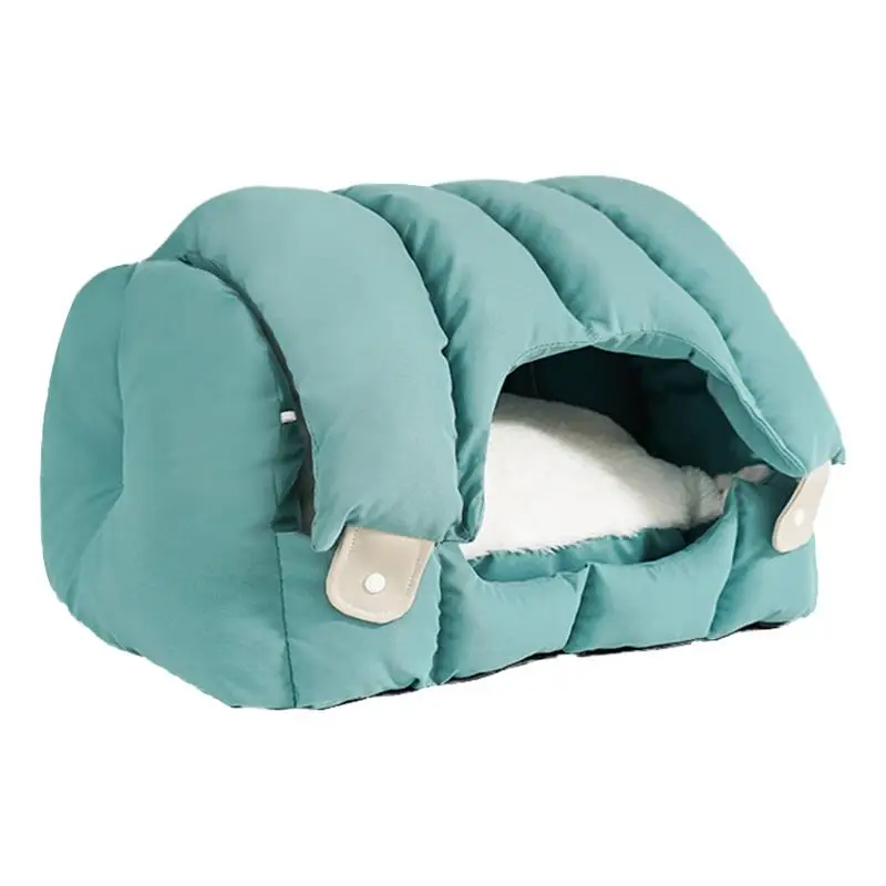 Covered Cat Bed Soft Cat Caves with Removable Cushion Washable Winter Cat Supplies Cat House Tent Foldable for Pet Shop Home
Covered Cat Bed Soft Cat Caves with Removable Cushion Washable Winter Cat Supplies Cat House Tent Foldable for Pet Shop Home
