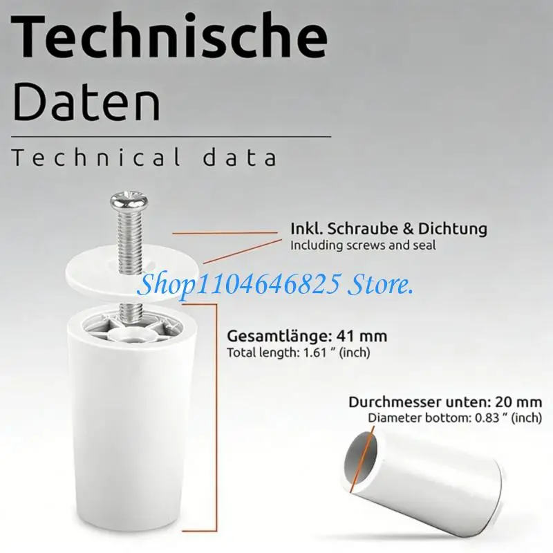 8Pcs Resilient White Roller Blind Stops with Water Resistant Properties Blind Stops for Home & Office Applications
8Pcs Resilient White Roller Blind Stops with Water Resistant Properties Blind Stops for Home & Office Applications