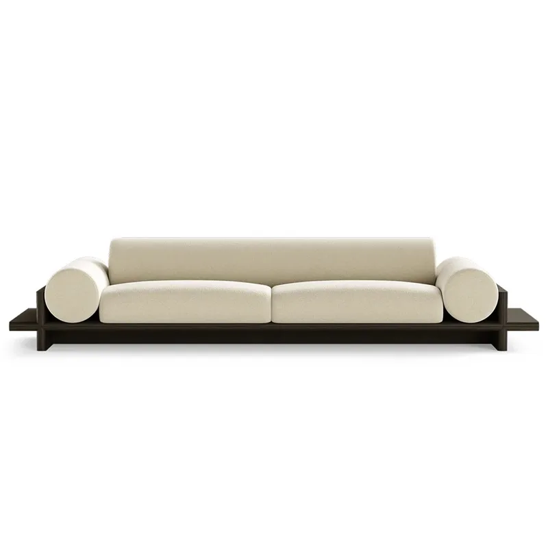 Nordic simple atmosphere home living room double three straight row solid wood fabric sofa
Nordic simple atmosphere home living room double three straight row solid wood fabric sofa