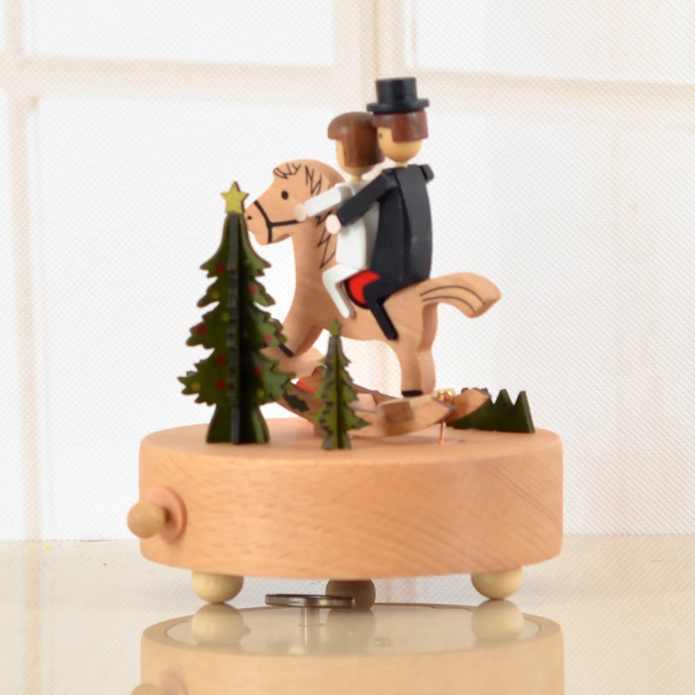 New Product Ideas Music Box Horse Prince Charming Wooden Music Box For Girls Gift
New Product Ideas Music Box Horse Prince Charming Wooden Music Box For Girls Gift