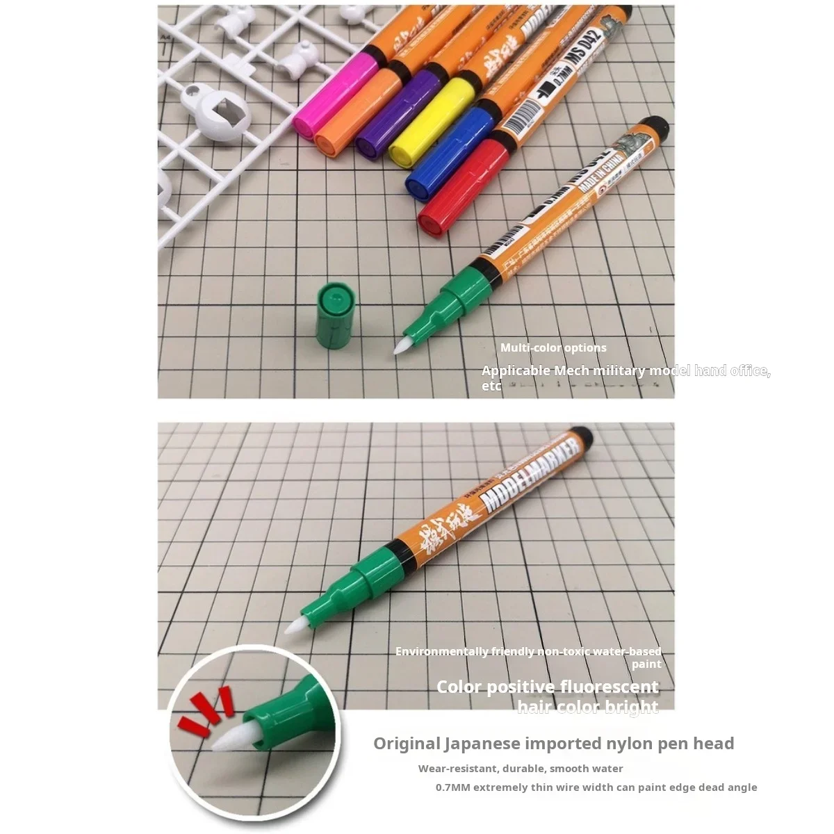 MS042 MS027 неоновые цветные маркеры со стирающей ручкой, набор механических военных моделей, инструмент для раскрашивания моделей Gundam, инструменты для самостоятельного изготовления, аксессуары
MS042 MS027 неоновые цветные маркеры со стирающей ручкой, набор механических военных моделей, инструмент для раскрашивания моделей Gundam, инструменты для самостоятельного изготовления, аксессуары