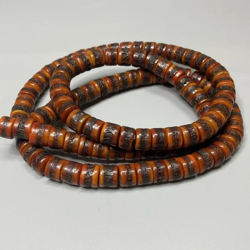 Yak bone necklace, hand-held Buddhist prayer beads, 108-bead long string
Yak bone necklace, hand-held Buddhist prayer beads, 108-bead long string