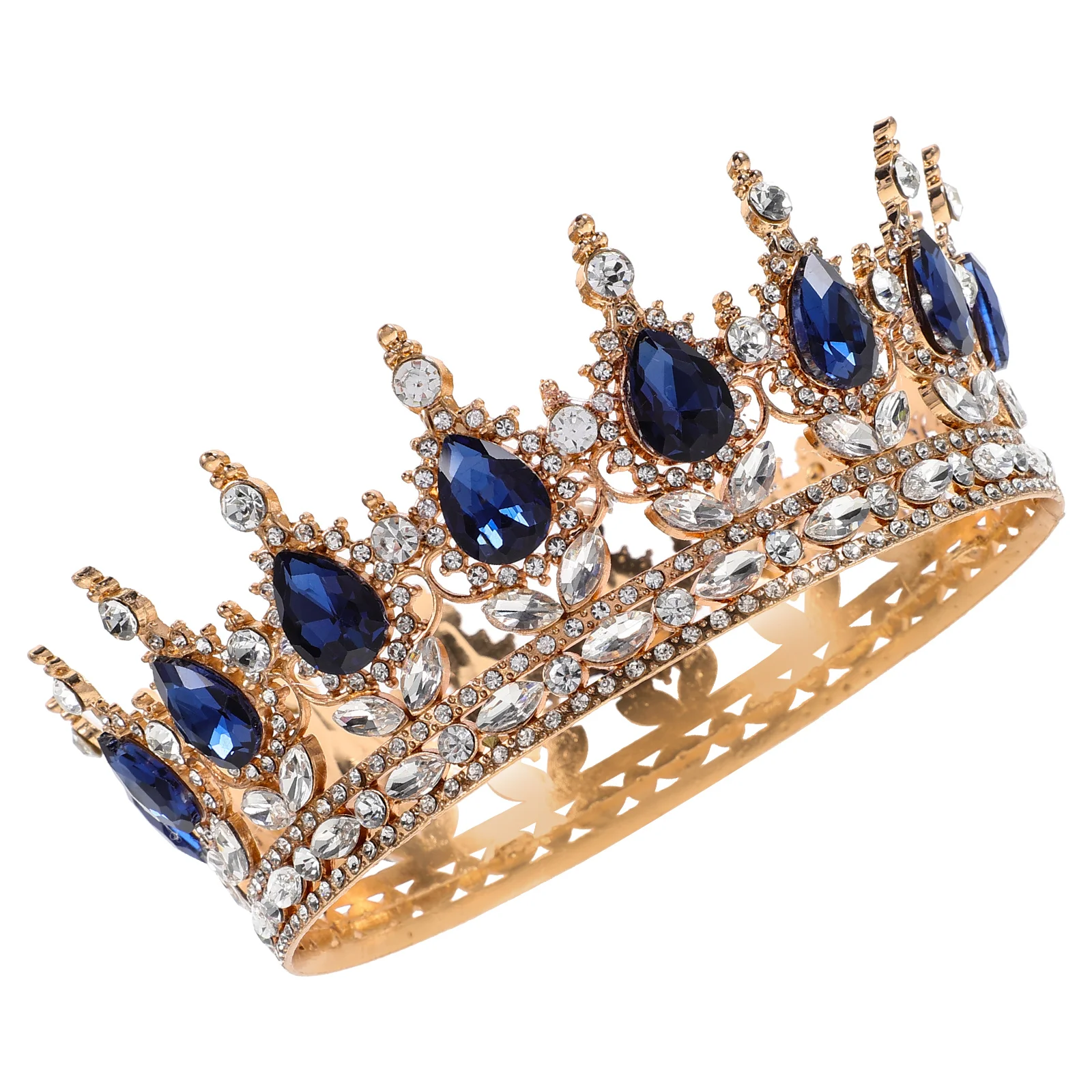 Rhinestone Tiara Bride Crown Wedding Dress Accessories Fashion Headwear Headdress for Hair
Rhinestone Tiara Bride Crown Wedding Dress Accessories Fashion Headwear Headdress for Hair