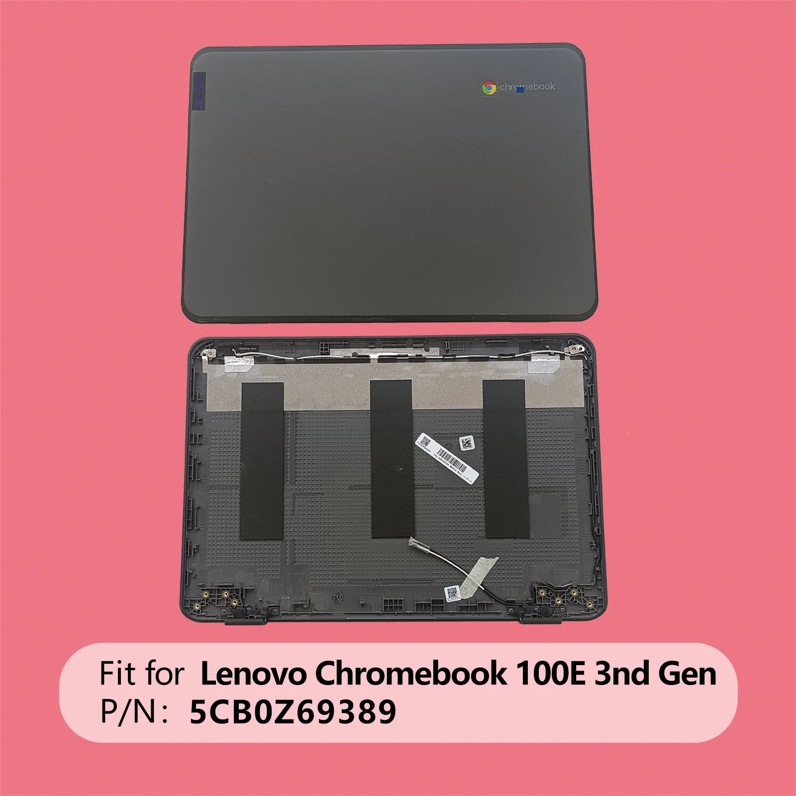 Laptop LCD Back Cover Rear Lid Top Case Replacement for Lenovo 100e Chromebook Gen 3 WiFi 82J7 82J8 5CB0Z69389
Laptop LCD Back Cover Rear Lid Top Case Replacement for Lenovo 100e Chromebook Gen 3 WiFi 82J7 82J8 5CB0Z69389