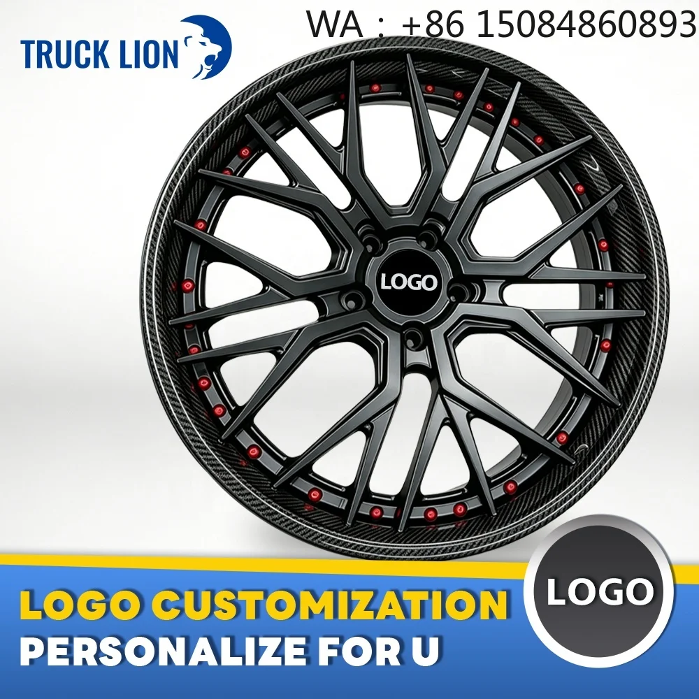 17-26 Inch Concave Two-Piece Carbon Fiber Forged Wheel, Black Alloy Rim Custom Size For Universal Passenger Car Mod
17-26 Inch Concave Two-Piece Carbon Fiber Forged Wheel, Black Alloy Rim Custom Size For Universal Passenger Car Mod