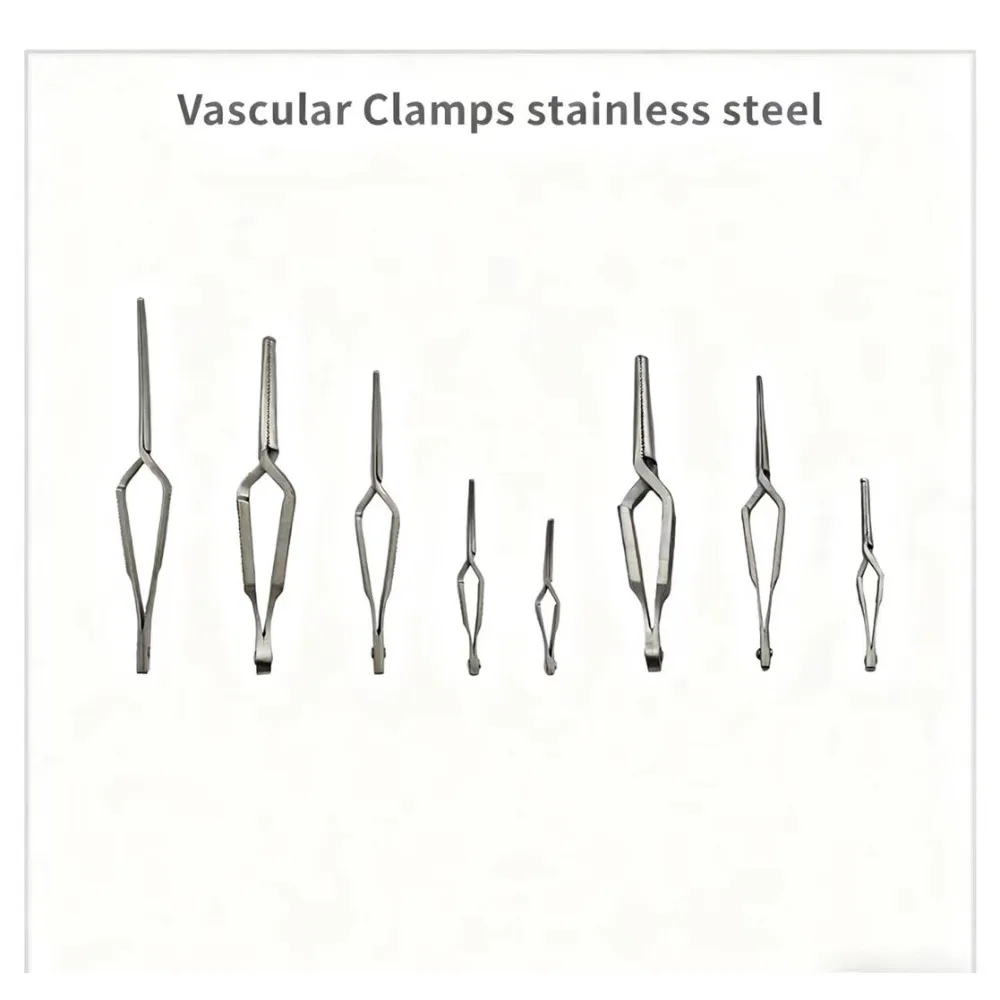 Stainless Steel Artery Clamp vascular Clamp Closure Device Hemostatic Forceps
Stainless Steel Artery Clamp vascular Clamp Closure Device Hemostatic Forceps