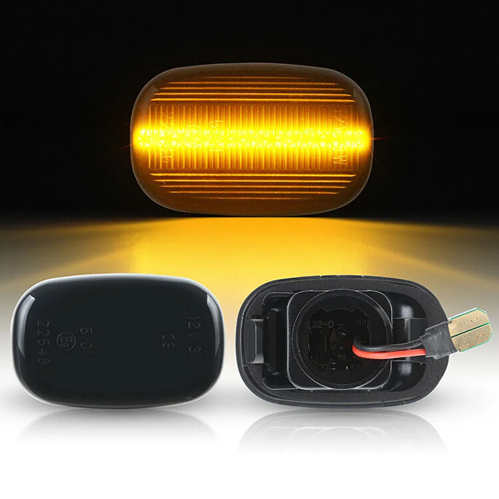 LED Side Marker Lights 2 Pack for Toyota For Hilux SR5 MK6 Pickup 06-2024 For Dynamic Sequential Amber Smoke Lens
LED Side Marker Lights 2 Pack for Toyota For Hilux SR5 MK6 Pickup 06-2024 For Dynamic Sequential Amber Smoke Lens