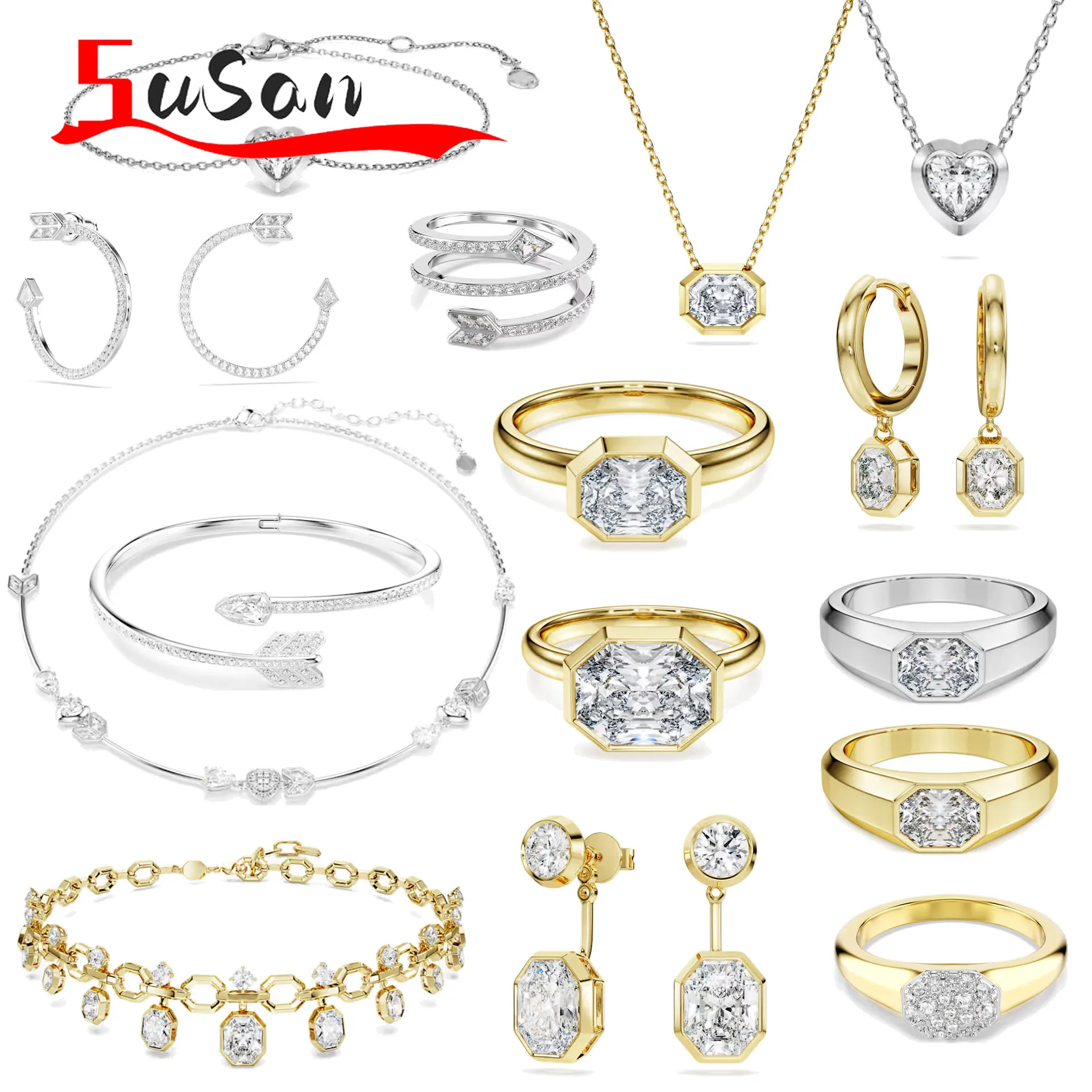 2026 Original High Quality Boutique New One Arrow Thread Set Necklace Earrings Bracelet Ring for Women's Anniversary Gift
2026 Original High Quality Boutique New One Arrow Thread Set Necklace Earrings Bracelet Ring for Women's Anniversary Gift