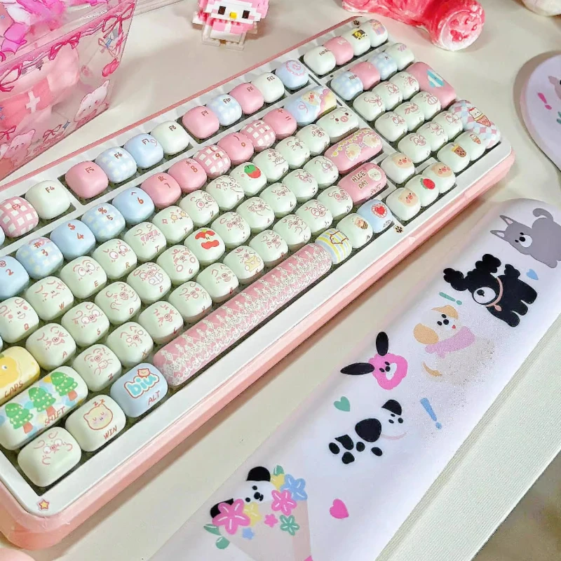 Клавиатура Rotundity Expression Macaroon PinkТермосублимационные механические колпачки для клавиатуры Индивидуальные колпачки для клавиш с милыми грибами в виде свиньи
Клавиатура Rotundity Expression Macaroon PinkТермосублимационные механические колпачки для клавиатуры Индивидуальные колпачки для клавиш с милыми грибами в виде свиньи