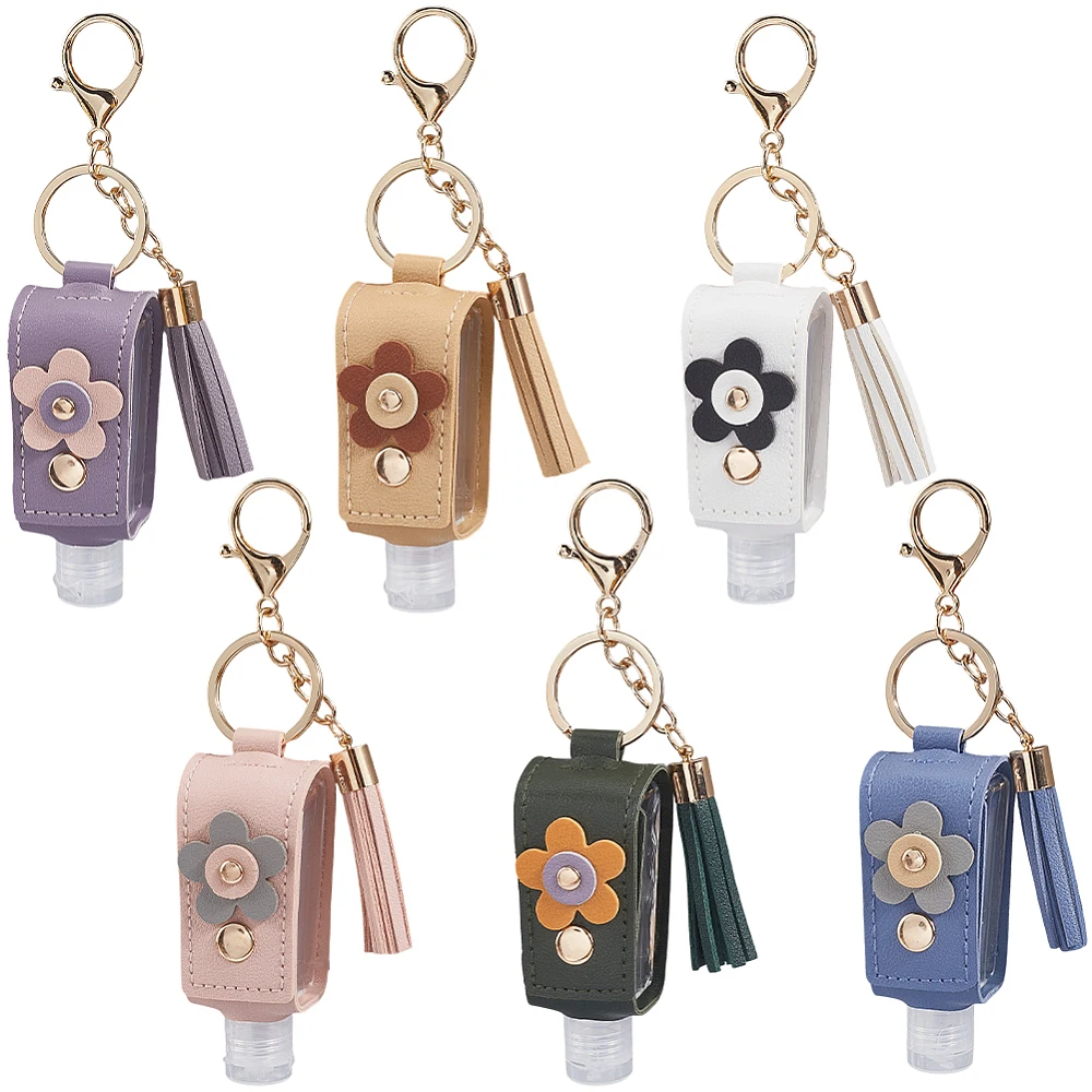 6Pcs 6 Colors ortable Empty Travel Bottle Keychains PU Leather Tassel Flower Keychains Light Gold Mixed Color 150mm 1pc/color
6Pcs 6 Colors ortable Empty Travel Bottle Keychains PU Leather Tassel Flower Keychains Light Gold Mixed Color 150mm 1pc/color