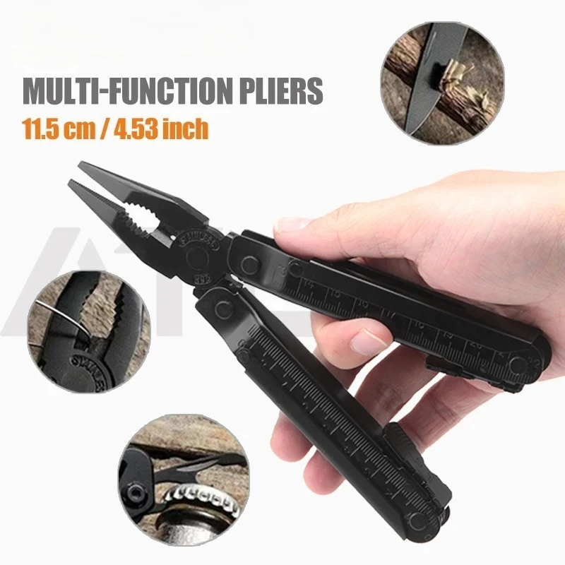 Stainless Steel Multi Tools ,Pliers Pocket Knife with Heavy Duty Pliers Replaceable Bits Multitools for Outdoor, Survival, Hikin
Stainless Steel Multi Tools ,Pliers Pocket Knife with Heavy Duty Pliers Replaceable Bits Multitools for Outdoor, Survival, Hikin
