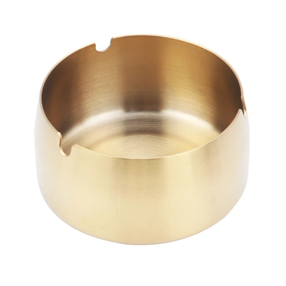 Stainless Steel Ashtray Simple Holder Golden Windproof Design for Car Tea Table Home Office Hotel Restaurant Stainless
Stainless Steel Ashtray Simple Holder Golden Windproof Design for Car Tea Table Home Office Hotel Restaurant Stainless