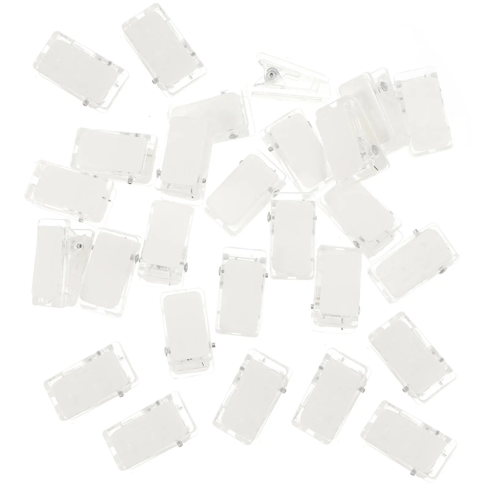 50pcs Badge Clips ID Holders Plastic Student Lanyard Name Tag Photo Wall Self Adhesive Events Office
50pcs Badge Clips ID Holders Plastic Student Lanyard Name Tag Photo Wall Self Adhesive Events Office