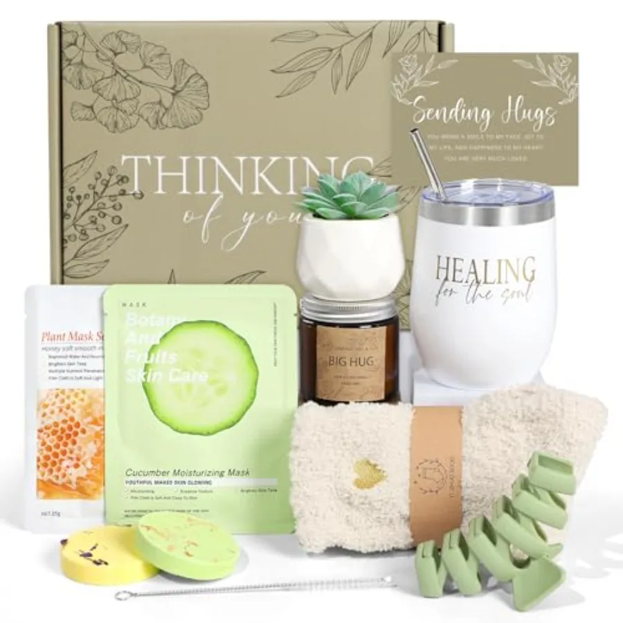 Thinking of You Care Package for Women - Get Well Soon GBasket for Sick Friend After Surgery Gifts Feel Better Gifts for Women
Thinking of You Care Package for Women - Get Well Soon GBasket for Sick Friend After Surgery Gifts Feel Better Gifts for Women