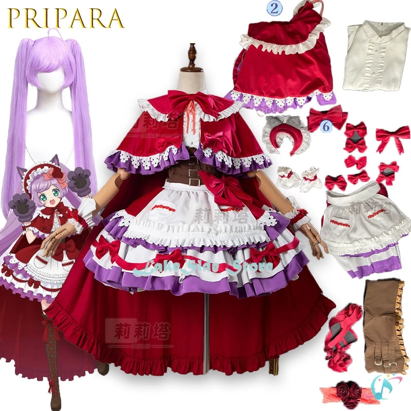 Рождественский костюм аниме Pripara Косплей Манака Лаала Костюм Рождественское красное платье униформа Принцесса Лолита на Хэллоуин косплей
Рождественский костюм аниме Pripara Косплей Манака Лаала Костюм Рождественское красное платье униформа Принцесса Лолита на Хэллоуин косплей