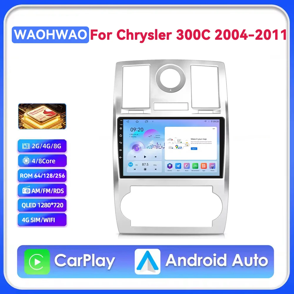 Android 15 Car Radio For Chrysler 300C Aspen 2004 - 2008 Car Multimedia Video Player CarPlay Auto GPS Navi No 2 din 2din DVD
Android 15 Car Radio For Chrysler 300C Aspen 2004 - 2008 Car Multimedia Video Player CarPlay Auto GPS Navi No 2 din 2din DVD