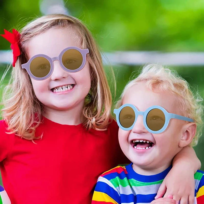 Lovely Kids Round Frame Sunglasses New Fashion Summer Beach Sun Glasses for Children Boys Girs Outdoor Travel Goggle Shades
Lovely Kids Round Frame Sunglasses New Fashion Summer Beach Sun Glasses for Children Boys Girs Outdoor Travel Goggle Shades