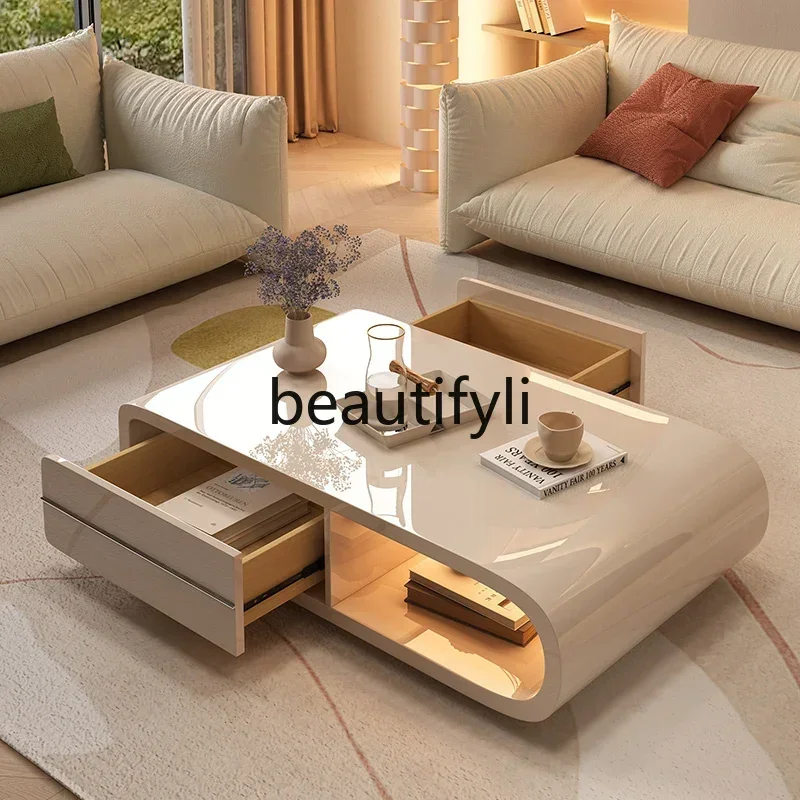 new light luxury high-end home modern atmosphere minimalist small apartment designer coffee table
new light luxury high-end home modern atmosphere minimalist small apartment designer coffee table