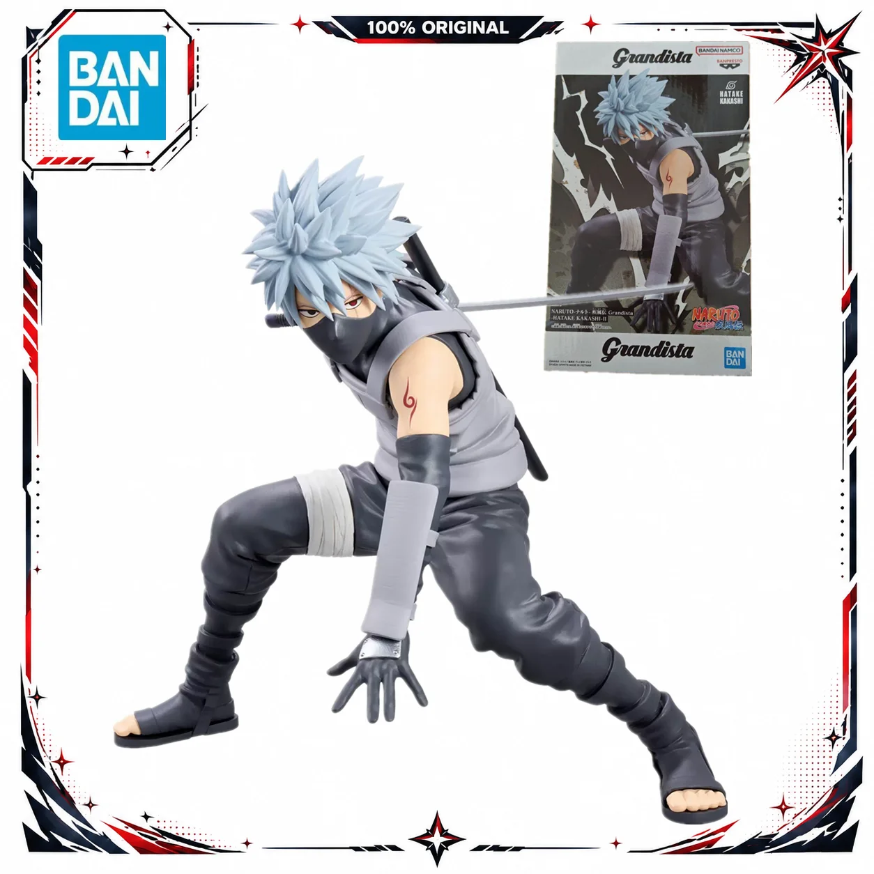 Bandai Naruto Shippuden Anime Anbu Hatake Kakashi Grandista Action Figures Banpresto Collectible Figurine Gift
Bandai Naruto Shippuden Anime Anbu Hatake Kakashi Grandista Action Figures Banpresto Collectible Figurine Gift